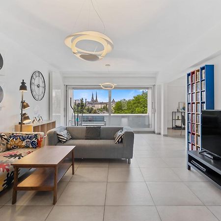 Central Lux 2Br Apt With City Views & Balcony Luxemburg Exteriör bild