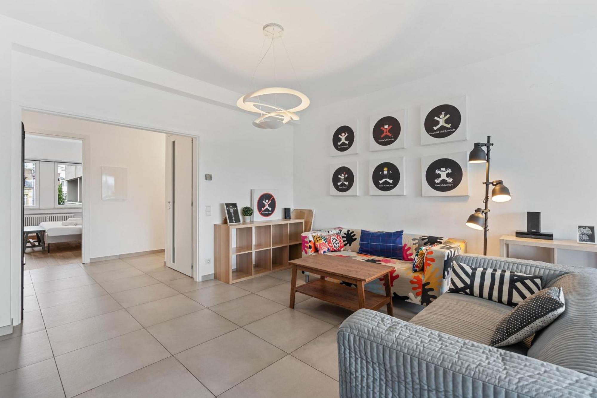 Central Lux 2Br Apt With City Views & Balcony Luxemburg Exteriör bild