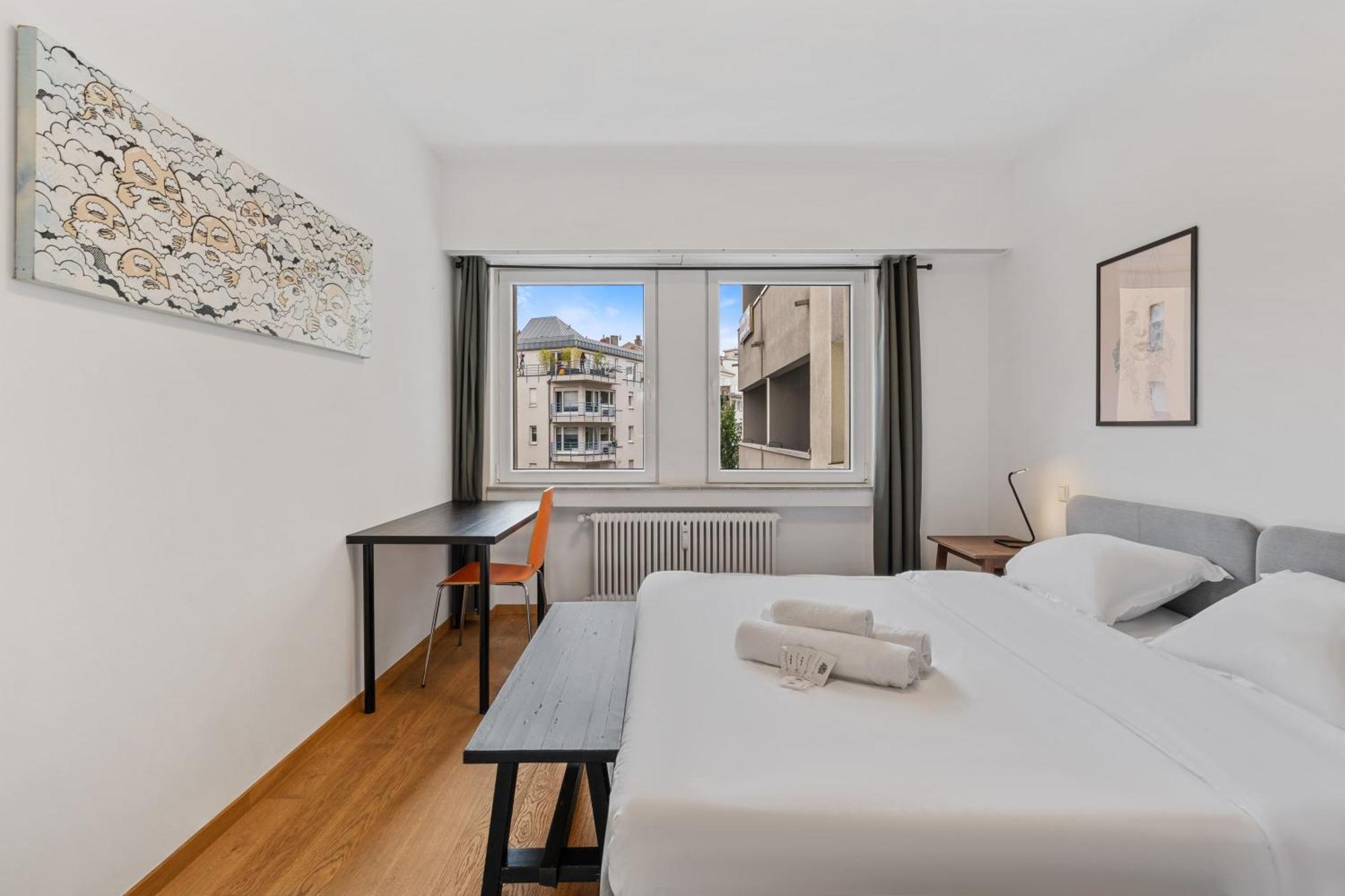 Central Lux 2Br Apt With City Views & Balcony Luxemburg Exteriör bild