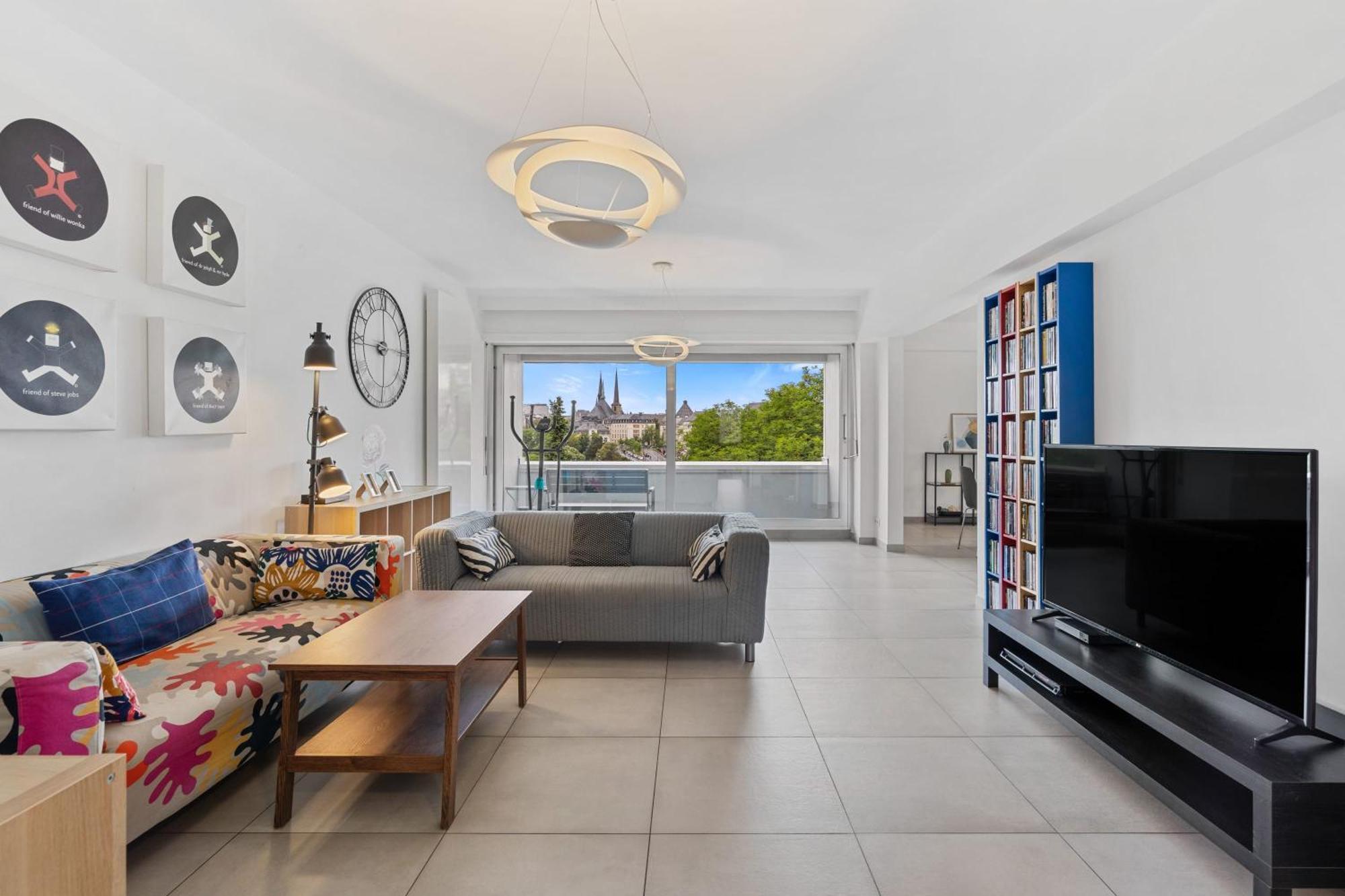 Central Lux 2Br Apt With City Views & Balcony Luxemburg Exteriör bild